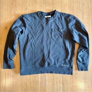 Outerknown Crew Gray Sweater M/L Pocket